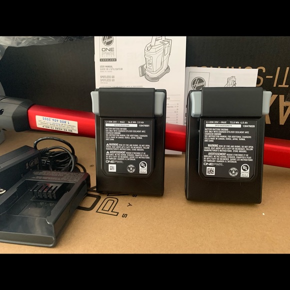 Bundle of 2 HOOVER ONE POWER  1 CORDLESS BLADE VACUUM AND1  SPOTLESS GO GLEANER - Picture 8 of 16